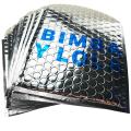 Light Silver Metallic Bubble Mailer