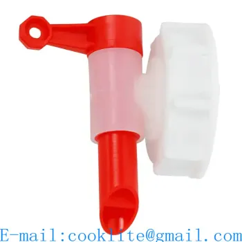 Plastic Screw Lid for Jerry Cans DIN61 Poly Dispenser Cap With Drain Tap for 20 litre Drums Barrels