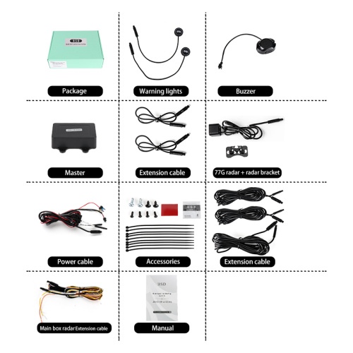 Blind Spot Detection System with Monitor For Car RV