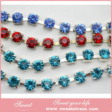 Factory Wholesale Rhinestone Cup Chain,Crystal Chain, Rhinestone Trimming
