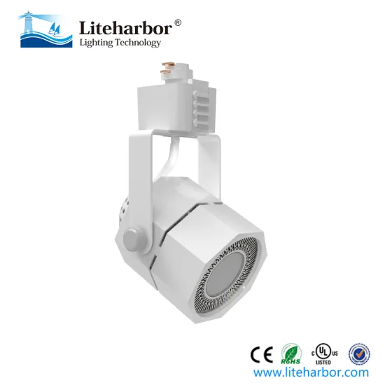 LED GU10 Octagon Track Head with Line voltage die cast aluminum