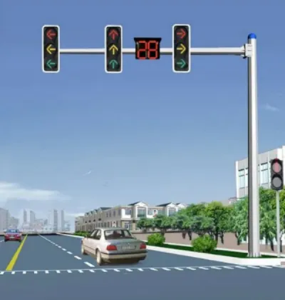 Street Traffic Signal Lighting Pole