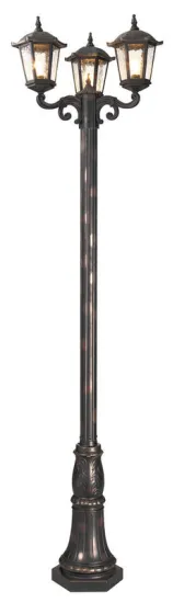 110v Exterior Brown Traditional Garden Lights 100 Watt E27 Bulb Garden Lamp