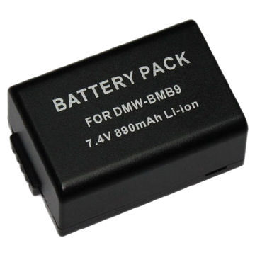 Camera Battery DMW-BMB9E DMW-BMB9 for Panasonic, 7.2V Voltage