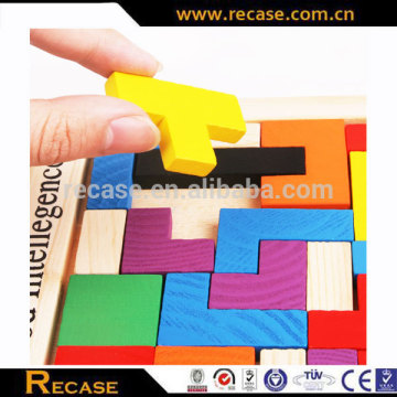 Wooden intelligence tetris game educational learining tetris