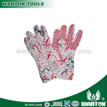 GL012 Women colorful floral garden glove