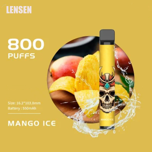 Mango Ice 800 Puffs Einweg -Vape -Gerät
