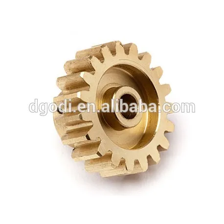 CNC turning machines module 0.8 gear brass standard module gear factory