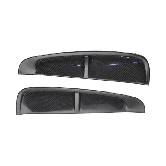 BFB Carbon Fiber Front Fender Air Vent Outlet Cover Trim for Porsche Panamera 971