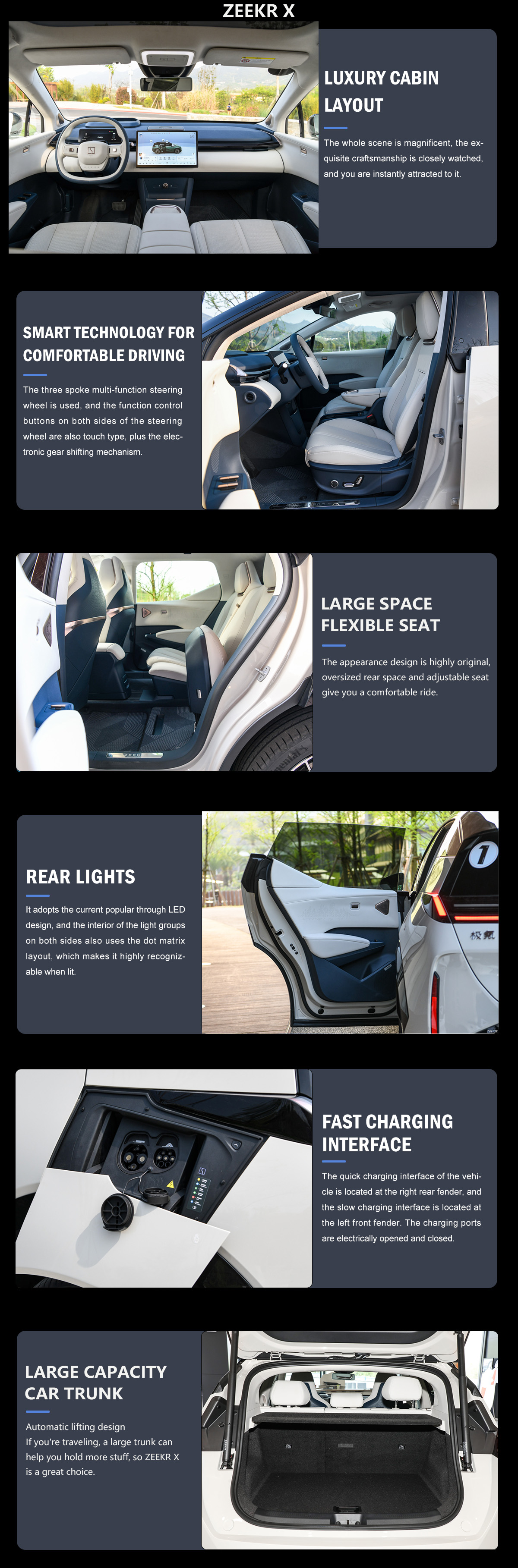 Zeekr X 2023: 560km Range 5-seater Rwd Electric Suv For Sale, High ...