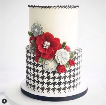 Wholesale Houndstooth Stencil Cake Decorating Mold