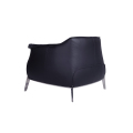 Modernt läder i stor storlek Archibald Lounge Chair