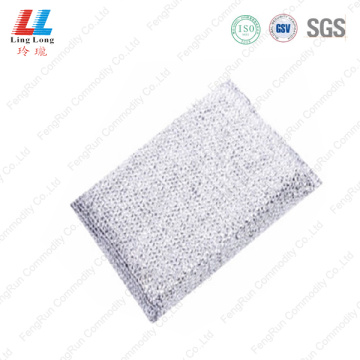 white silver scouring sponge pad