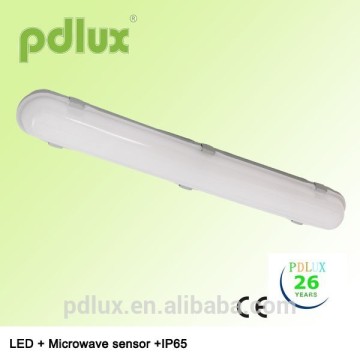 15W Ip65 LED waterproof lighting with 5.8Ghz microwave sensor