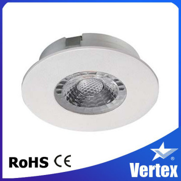 White Round 4W LED Cabinet Recessed Downlight