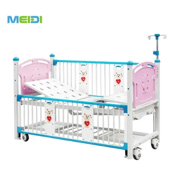Manual Medical Baby Bed 2 Cranks Baby Crib