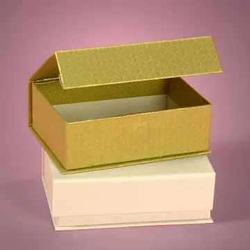 Empty Cardboard Chocolate Paper Box