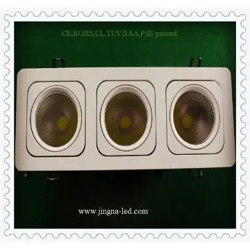 15W Adjustable Square LED Grille Light,LED spotlights