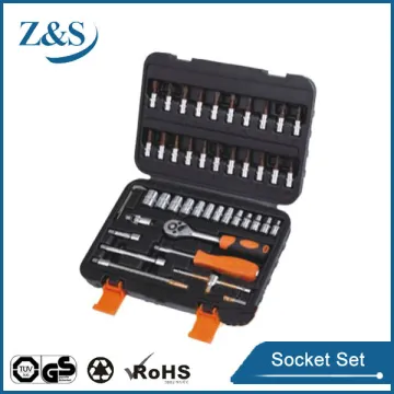 46pcs auto repair use 1/4" chrome vanadium socket set, socket wrench set
