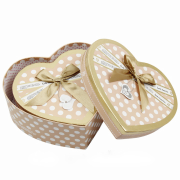 Offset Paper Empty Heart Chocolate Bar Packaging Box