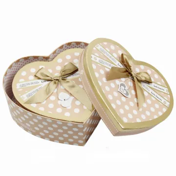 Offset Paper Empty Heart Chocolate Bar Packaging Box