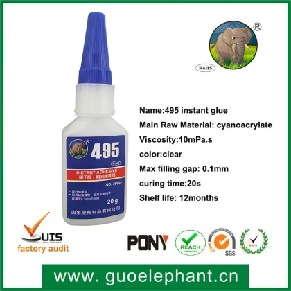 cyanoacrylate adhesives model 495 instant adhesives glue