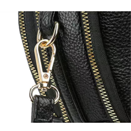 New Stylish Black Triple Shoulder Handbag