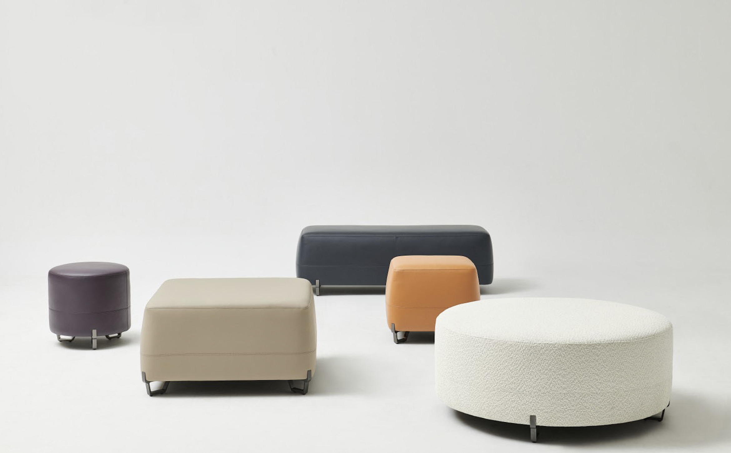 Upholstered Stool Ottoman