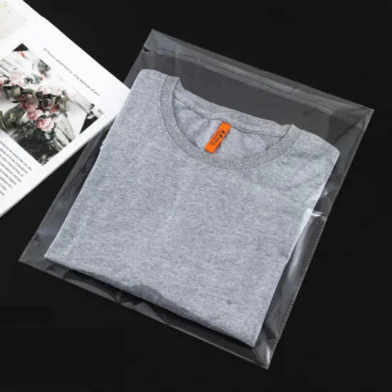5C 8C OPP Adhesive Transparent Self-Adhesive Bags for Clothing: Thick Plastic Bags