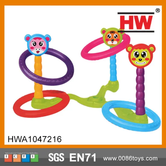 Funny Baby Toys Cartoon Plasitic Ring Toss Game