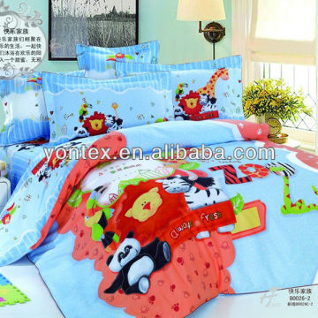 Kid's comforter 100 cotton kid's bedding set