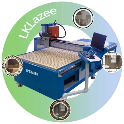 LKLazee UV Fiber Laser Marking Machine for Mirror Glass