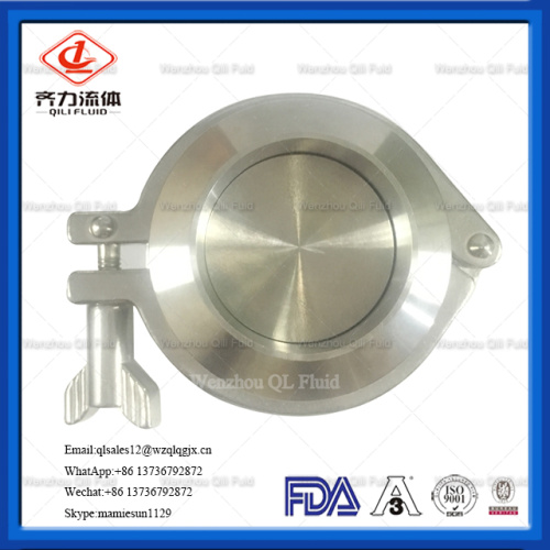 Food Grade Sanitary Stainless Steel Welded Check Valve