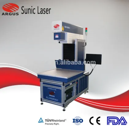 Co2 laser metal engraving machine SCM SCU series from Sunic laser 30w 80w 100w 130w 150w laser cutting engraving marking machine