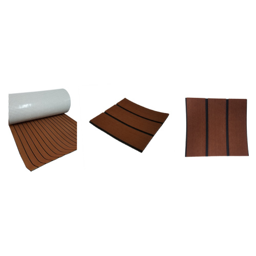 Dark Brown & Black Marine EVA Boat Mat