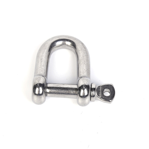 Industrial grade D-type stainless steel shackle