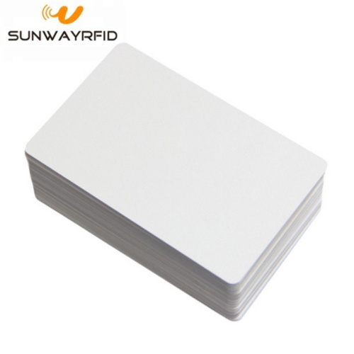 Printable 13.56mhz Blank White NFC F08 PVC Card