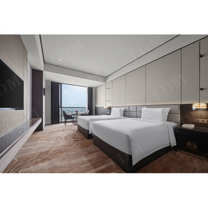 Современный роскошный гостиничный набор мебели для спальни