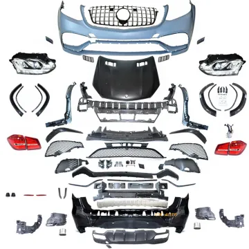 GL W166 Upgrade to GLS63 Bumper Kit for Mercedes-Benz X166 Facelift 2013-2015