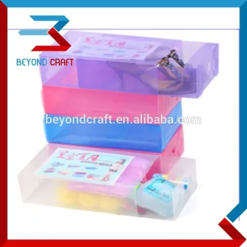 GOOD price stackable clear plastic transparent shoe box storage box with drawer