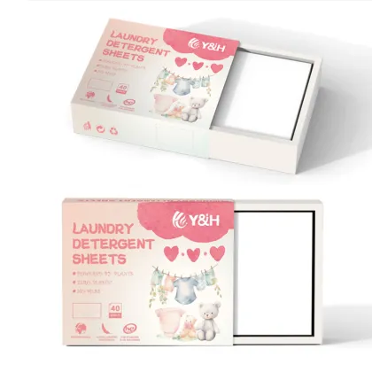 Super concentrated eco strips laundry detergent sheet