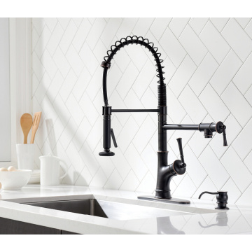 Black 304 Water Tap Pull-Out Pulporpor Faucet