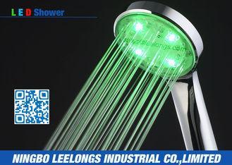 Green Color Handheld Led Rain Shower Head without battery F