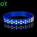 Fashion Colorful Promotional Silicone Wristband Custom Logo