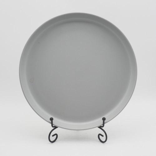 Aangepaste kleur 16 stks steengoed keramische dinerset, grijs servies diner set voor restaurant