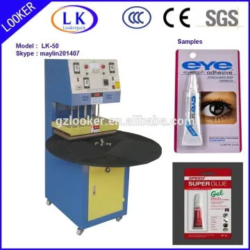 Hot blister pack machine for glue pack