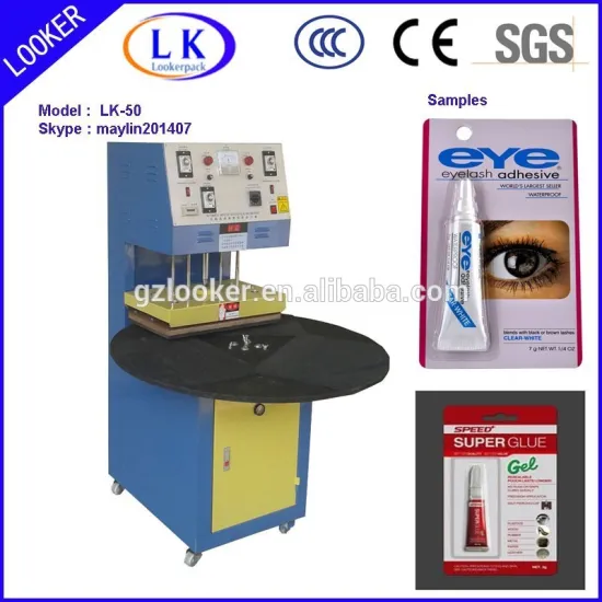 Hot blister pack machine for glue pack