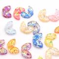 Hot Selling Butterfly Shaped Glitter Flat back  Resin Beads Charms DIY  Decoration PhoneToy Ornaments Beads