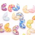 Hot Selling Butterfly Shaped Glitter Flache Rückseite Harz Perlen Charms DIY Dekoration PhoneToy Ornament Perlen