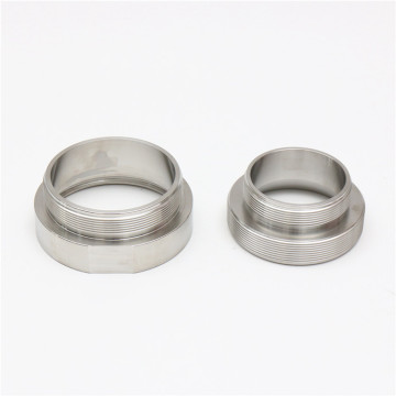 cnc machining SS316L stainless steel hydraulic pipe fittings